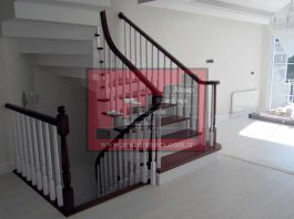 Beton Üzeri Ahşap Basamaklar